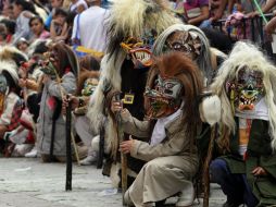 La representación muestra la manera en la que los rebeldes tastoanes pelean a muerte ante los representantes de Santiago Apóstol. ARCHIVO /