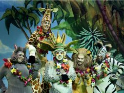 La obra toma a los personajes de la trilogía animada de Madagascar y los lleva al teatro, en una puesta musical.  /
