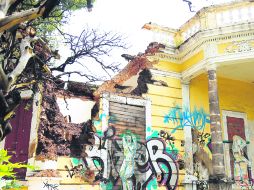 Casa Castiello. La finca con Valor Artístico Relevante lucía descuidada. EL INFORMADOR /