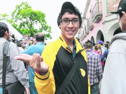 ''NIÑO HÉROE''. Martín Rodríguez, uno de los dos jóvenes que fueron reconocidos por su acto de valentía. EL INFORMADOR /