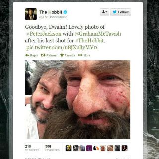 Peter Jackson llega al último día del rodaje de ''El Hobbit''