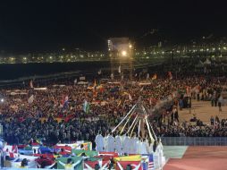 La playa de Copacabana es el escenario de los eventos multitudinarios del Papa Francisco durante la Jornada Mundial de la Juventud. EFE /