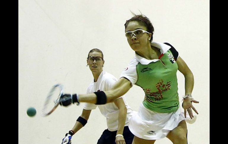 Paola Longoria venció en la final a la colombiana Cristina Amaya. ARCHIVO /