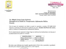 En el informe del 8 de julio se indica que Tonalá está en un proceso judicial por el adeudo de 215.7 millones de pesos. EL INFORMADOR /