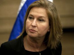 Tzipi Livni, negociadora y ministra de justicia israelí, se reunió hoy antes de viajar a Washington con Ban Ki Moon. AP /