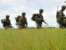 Seis presuntos guerrilleros se entregan a las autoridades y piden pertenecer al Programa de Atención Humanitaria al Desmovilizado. ARCHIVO /