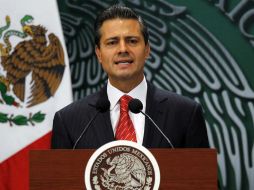 Peña Nieto reitera su compromiso para construir el México en paz que desean todos los mexicanos. NTX /