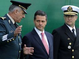 Peña Nieto afirma que los operativos y el resultado de las estrategias del Ejército  forman parte de una nueva etapa de seguridad. ESPECIAL /