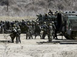 Pyongyang advierte un ''estado de catástrofe'' si se realizan los ensayos militares. ARCHIVO /