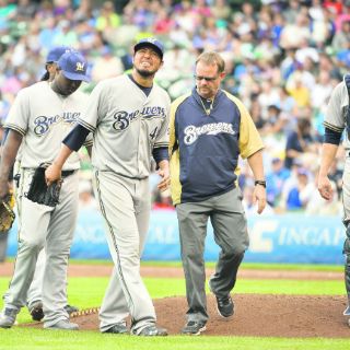 Yovani Gallardo sale lesionado y sin decisión
