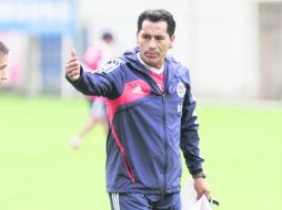 Benjamín Galindo, técnico rojiblanco, va recuperando a su plantel, al que aún le falta el delantero Aldo de Nigris. MEXSPORT /