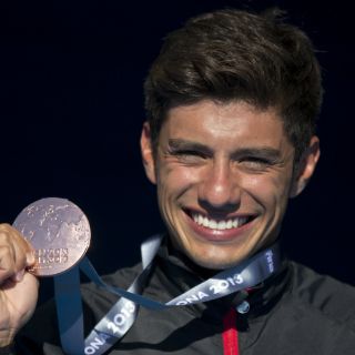 Mexicano obtiene bronce en saltos de gran altura