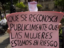 En días pasados, Morena pidió declarar alerta de género en Jalisco, sin embargo aún no han conseguido respuesta. ARCHIVO /