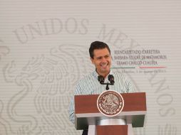 Peña Nieto cuenta con seguridad las 24 horas del día, atención médica permanente y una oficina equipada en el hospital. ARCHIVO /