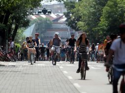 La integración de Santa Cecilia al paseo dominical, es parte de la estrategia municipal para fortalecer la convivencia social. ARCHIVO /