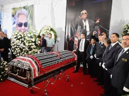 El ataud de ''La Chamana'' Chavela Vargas, contiene su cuerpo, pero su espíritu sigue libre. ARCHIVO /