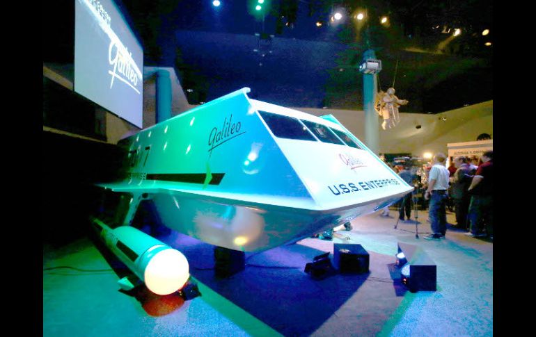 La nave espacial Galileo luce como cuando fue empleada para la un capítulo de la serie de culto ''Star Trek'' en 1967. AP /