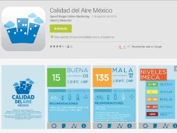 La aplicación permite compartir en redes sociales la calidad del aire desde la ubicación del usuario. ESPECIAL /