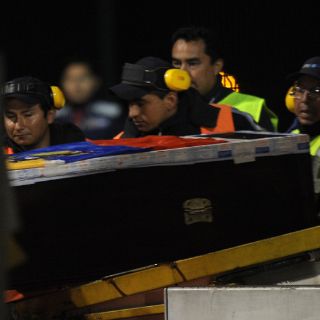 Restos de Benítez llegan a Ecuador