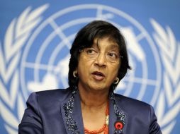 Navi Pillay, titular del ACNUDH, sostiene que las fuerzas de oposición no deben pensar que son inmunes a la persecución. ARCHIVO /