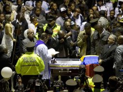 La despedida masiva a Christian Benítez continúa en su natal Ecuador. AFP /