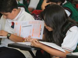 La SEP subraya un avance en los resultados de la materia. ARCHIVO /