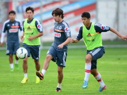 Carlos Fierro (centro) fue de los mejor que mostró Chivas ante el Veracruz. MEXSPORT /