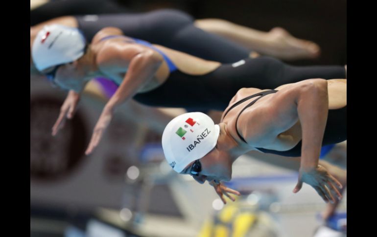 Ibáñez se quedó a 1.24 de la ganadora de las eliminatorias. AP /