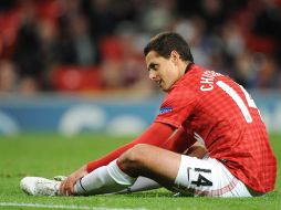 'Chicharito' Hernández es tomado en cuenta por el nuevo técnico del Manchester United. ARCHIVO /