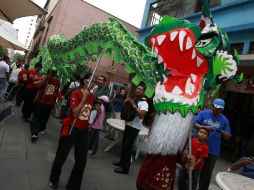 Uno de los espectáculos más esperados es la famosa ''danza del dragón''. NTX /
