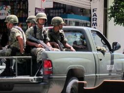 Miembros del ejército y grupos criminales se enfrentaron en tres puntos distintos del norte del país. ARCHIVO /