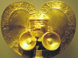 Sirva este impecable pectoral de oro como ejemplo de la cultura, sensibilidad y riqueza. ESPECIAL /
