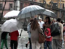Gran parte del territorio nacional se verá afectado por las lluvias, que se esperan de fuertes a muy fuertes. ARCHIVO /
