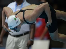 Liliana Ibáñez consiguió la mejor marca mexicana en 50 y 100 metros libres. AP /