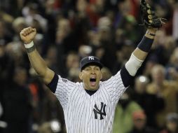 Alex Rodríguez ha sido inhabilitado por 211 partidos por salir positivo al uso de sustancias dopantes. AP /