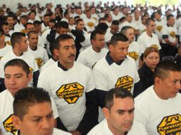 Hoy comenzó la capacitación de los primeros 450 elementos que forman parte de la Fuerza Única Jalisco.  /