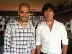 Ambos estrategas intercambiaron opiniones al conocerse. ESPECIAL /