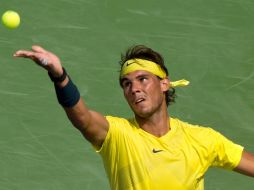 Rafael Nadal sintió tensión pero eso no impidió su aplastante victoria sobre el local Jesse Levine por 6-2 y 6-0. AP /