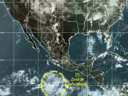 El SMN estima que en cinco días habría grandes posibilidades de que se forme el ciclón tropical. TOMADA DE SITIO OFICIAL  /