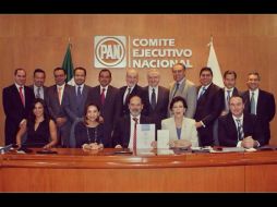 El Comité Ejecutivo Nacional panista revisaría cuestiones internas del partido. (Imagen de @AccionNacional) ESPECIAL /
