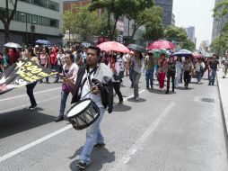 Los rechazados han realizado varias marchas en el DF para exigir que se abran más lugares en las universidades. ARCHIVO /