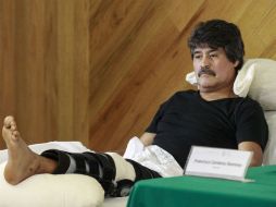 El médico indica que los golpes que recibió Francisco le destruyeron prácticamente todas las estructuras de la rodilla izquierda.  /