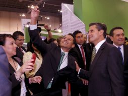 Enrique Peña Nieto participó en la inauguración de la Semana del Emprendedor. ARCHIVO /