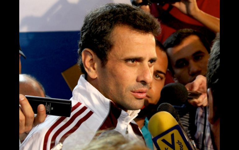 El ex candidato reafirmó que la lucha de la oposición es pacífica, constitucional, democrática y electoral. ARCHIVO /