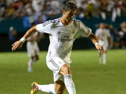 Cristiano Ronaldo anota dos goles en la victoria del conjunto español. AFP /