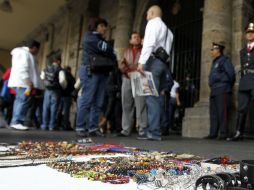 Uno de los detenidos el día de ayer durante el desalojo de vendedores frente al Palacio Municipal es puesto a disposición del MP. ARCHIVO /