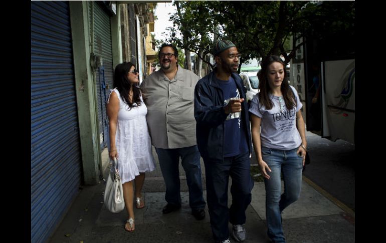 Joey DeFranceso y Kenny Garrett, dos de los músicos invitados, pasean por la ciudad. Este sábado el festival se vivirá en las calles. EL INFORMADOR /