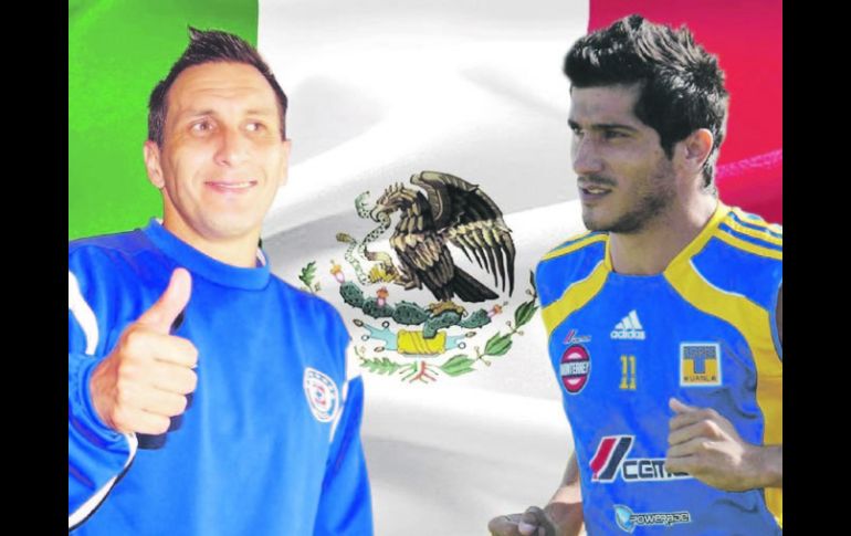 Ases del ''Chepo''. Christian Giménez y Damián Álvarez son las apuestas del estratega nacional para levantar al Tricolor.  /