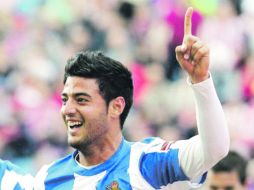 Carlos Vela dijo que el equipo de la Real Sociedad se encuentra listo para afrontar el reto. ARCHIVO /