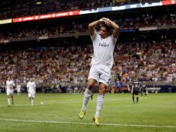 Cristiano Ronaldo tuvo una destacada actuación, puso una asistencia y anotó un gol en el triunfo del cuadro merengue. AP /